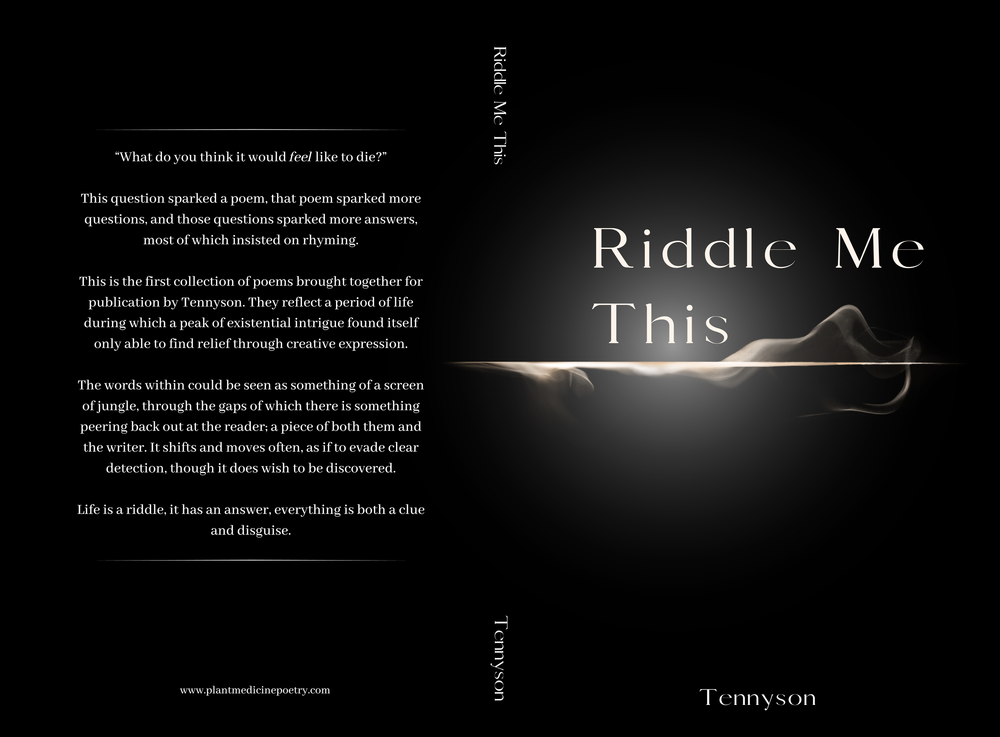Riddle Me This by Tennyson, original front and back cover