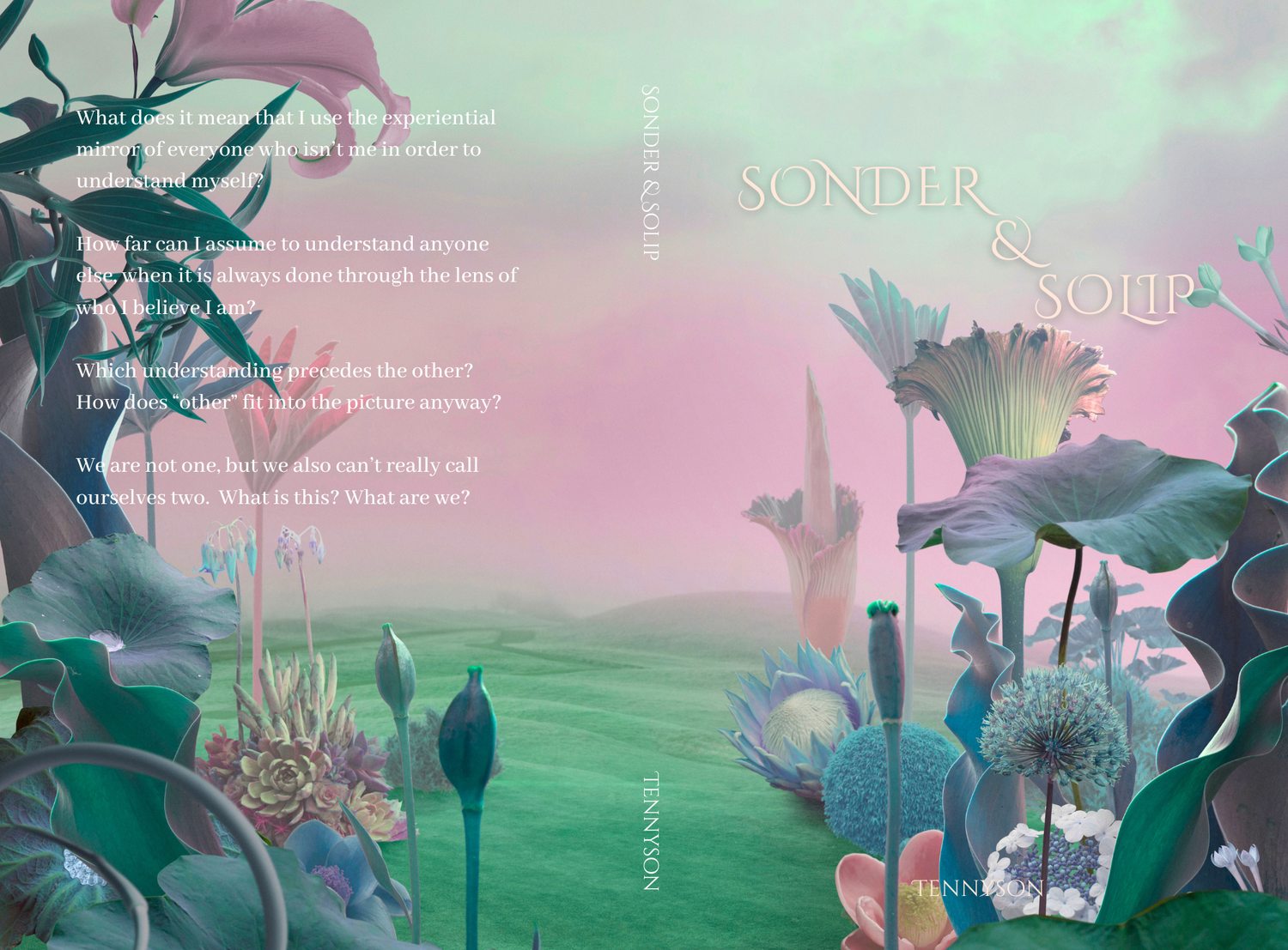 Sonder & Solip by Tennyson, original front and back cover